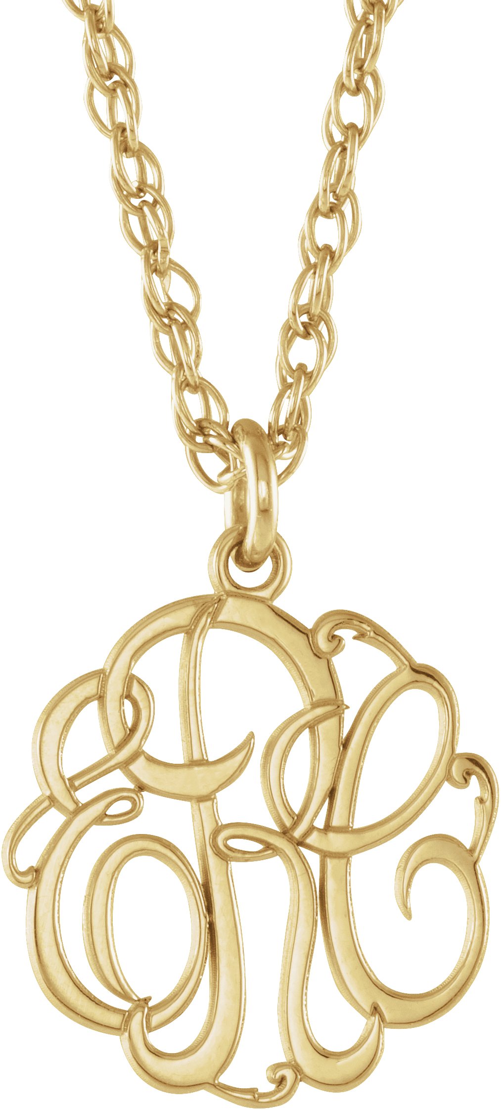 Script Monogram Necklace