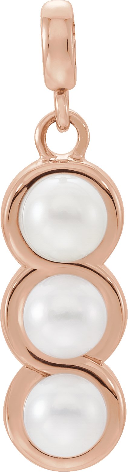 Three-Stone Pearl Pendant