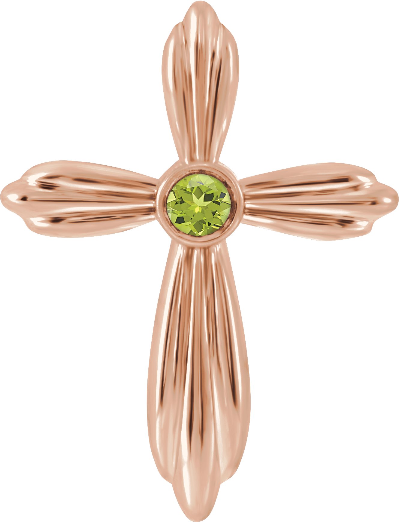 Bezel-Set Cross Necklace or Pendant