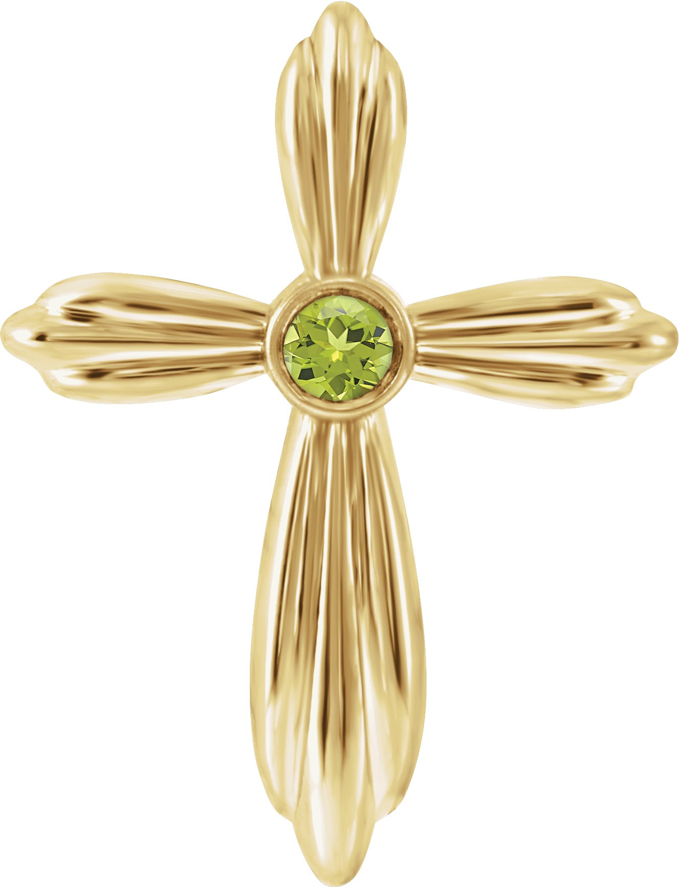 Bezel-Set Cross Necklace or Pendant