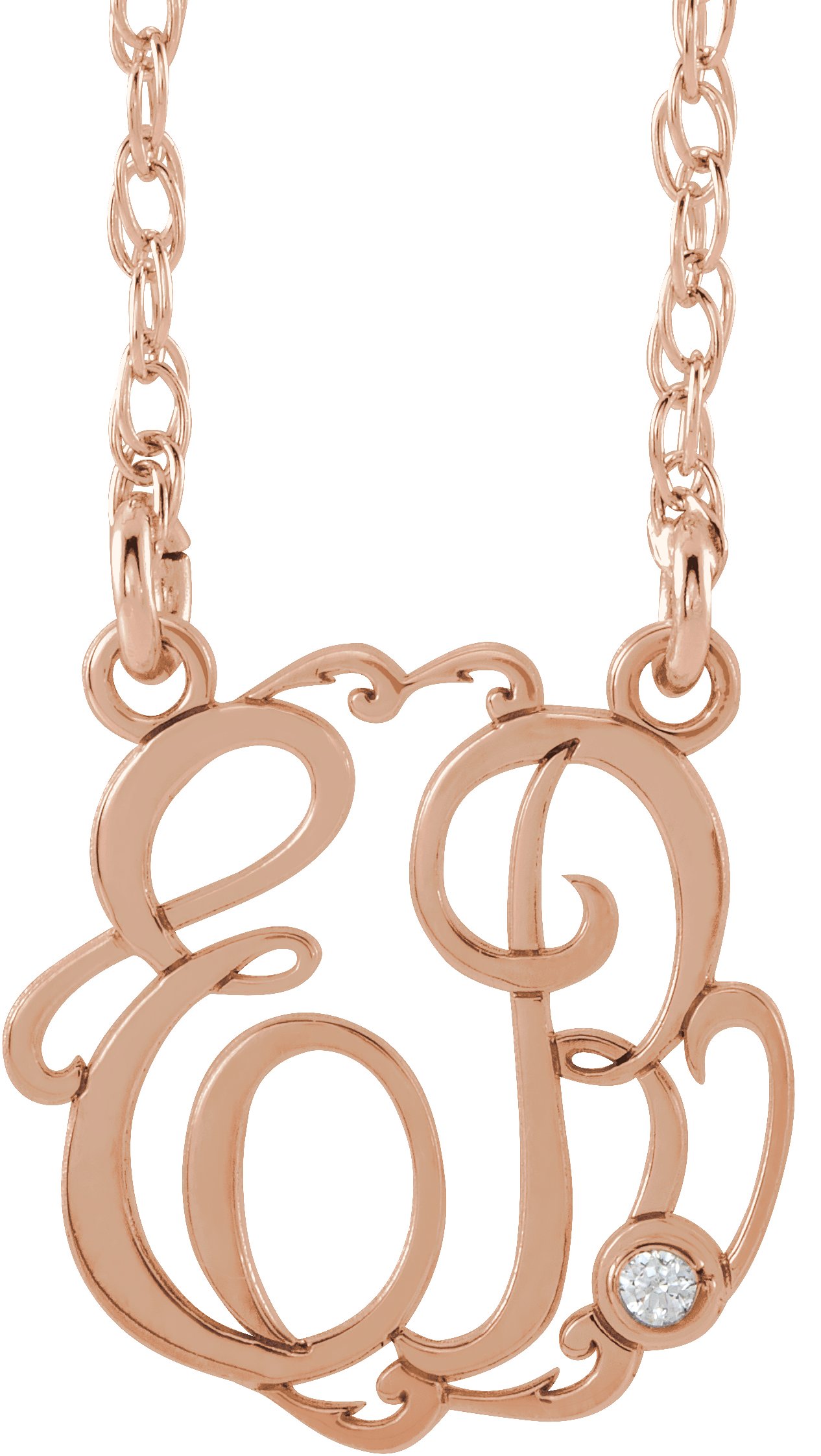 Script Monogram Necklace