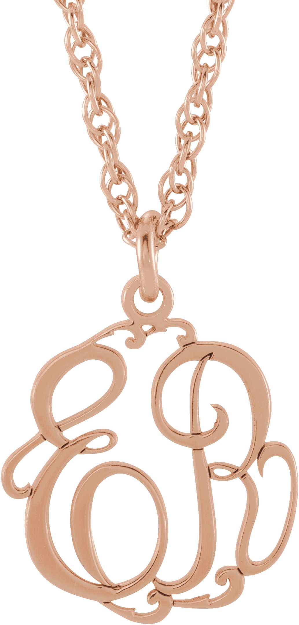 Script Monogram Necklace