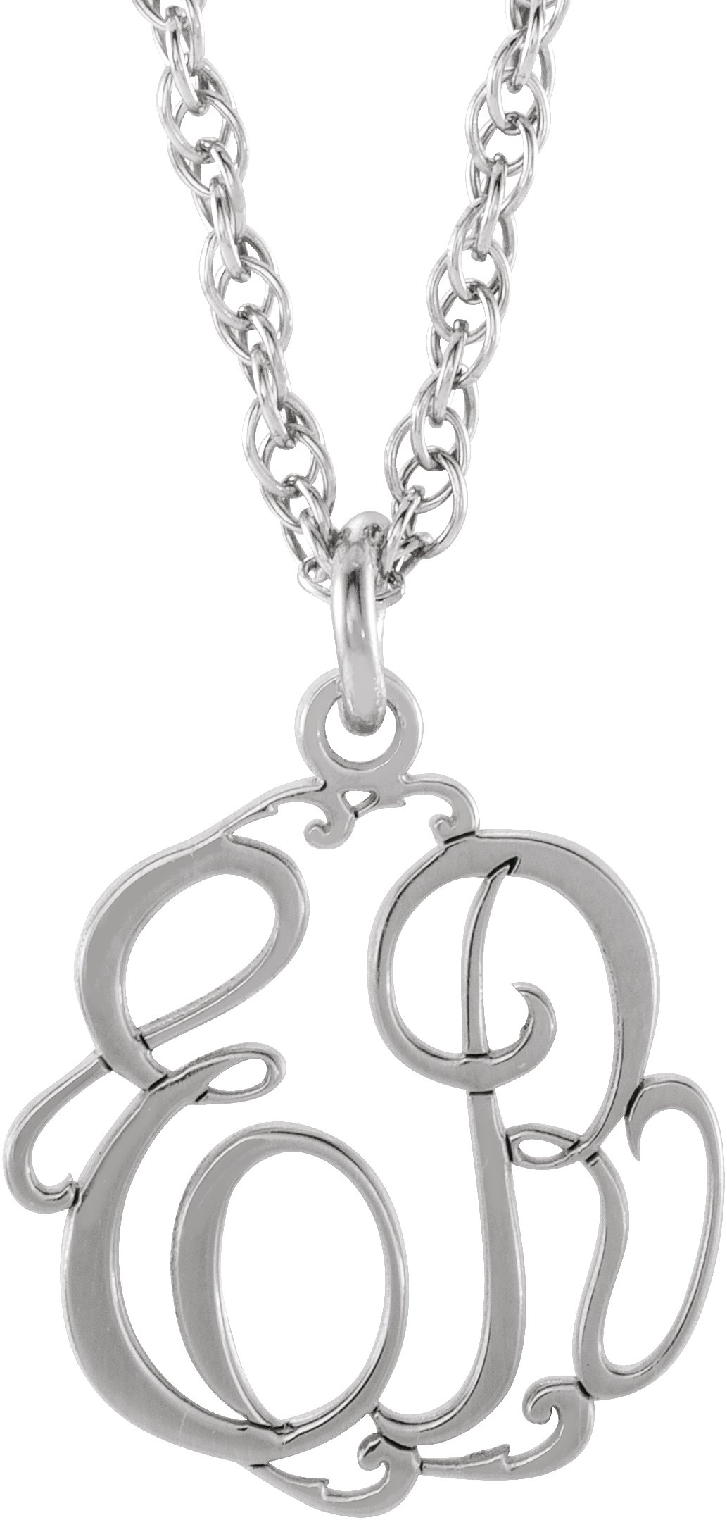 Script Monogram Necklace