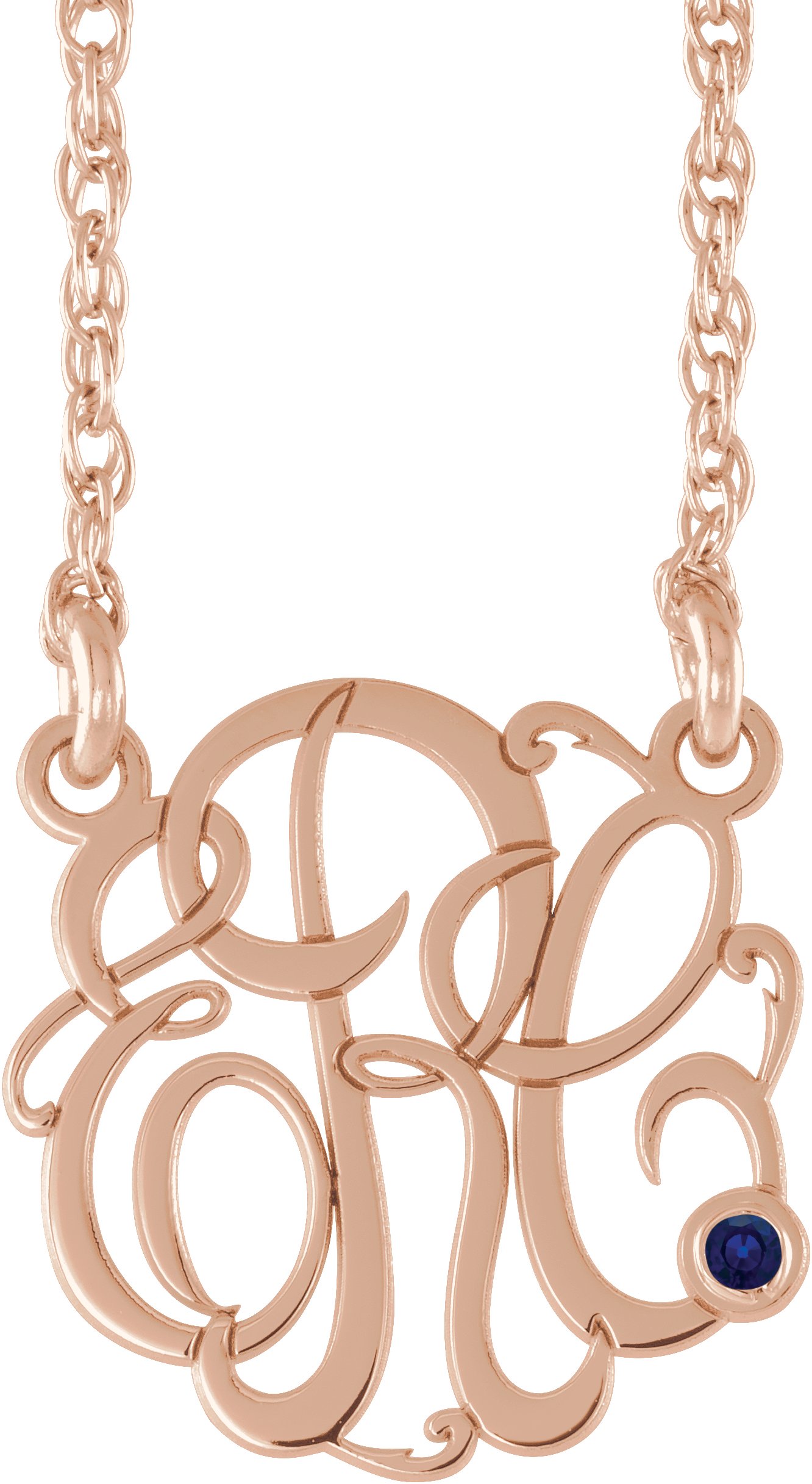 Script Monogram Necklace