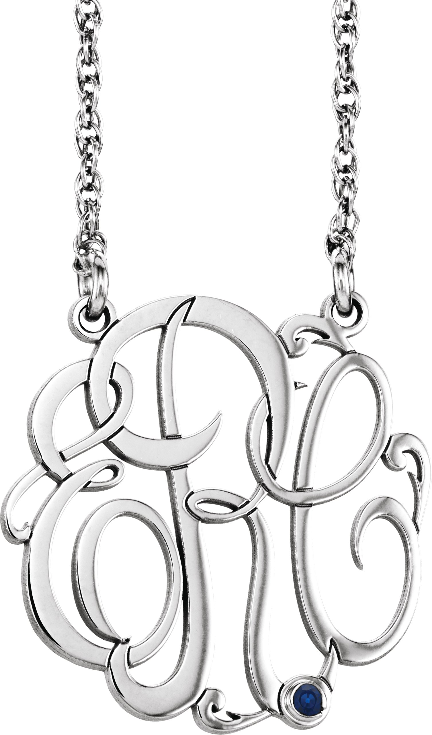 Script Monogram Necklace