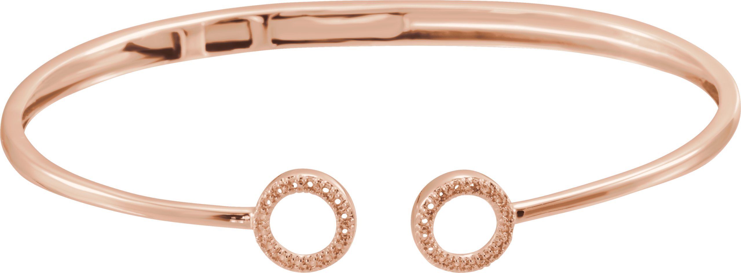 Jen Diamond Claw Cuff 14K Rose Gold / 17 cm