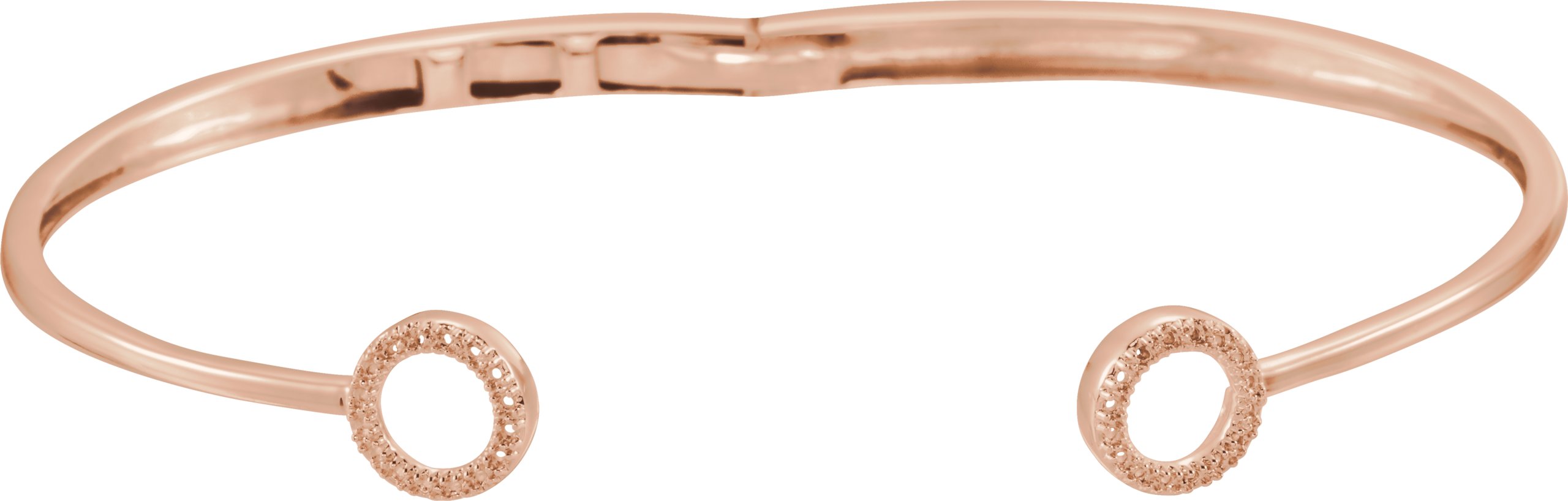 Jen Diamond Claw Cuff 14K Rose Gold / 17 cm