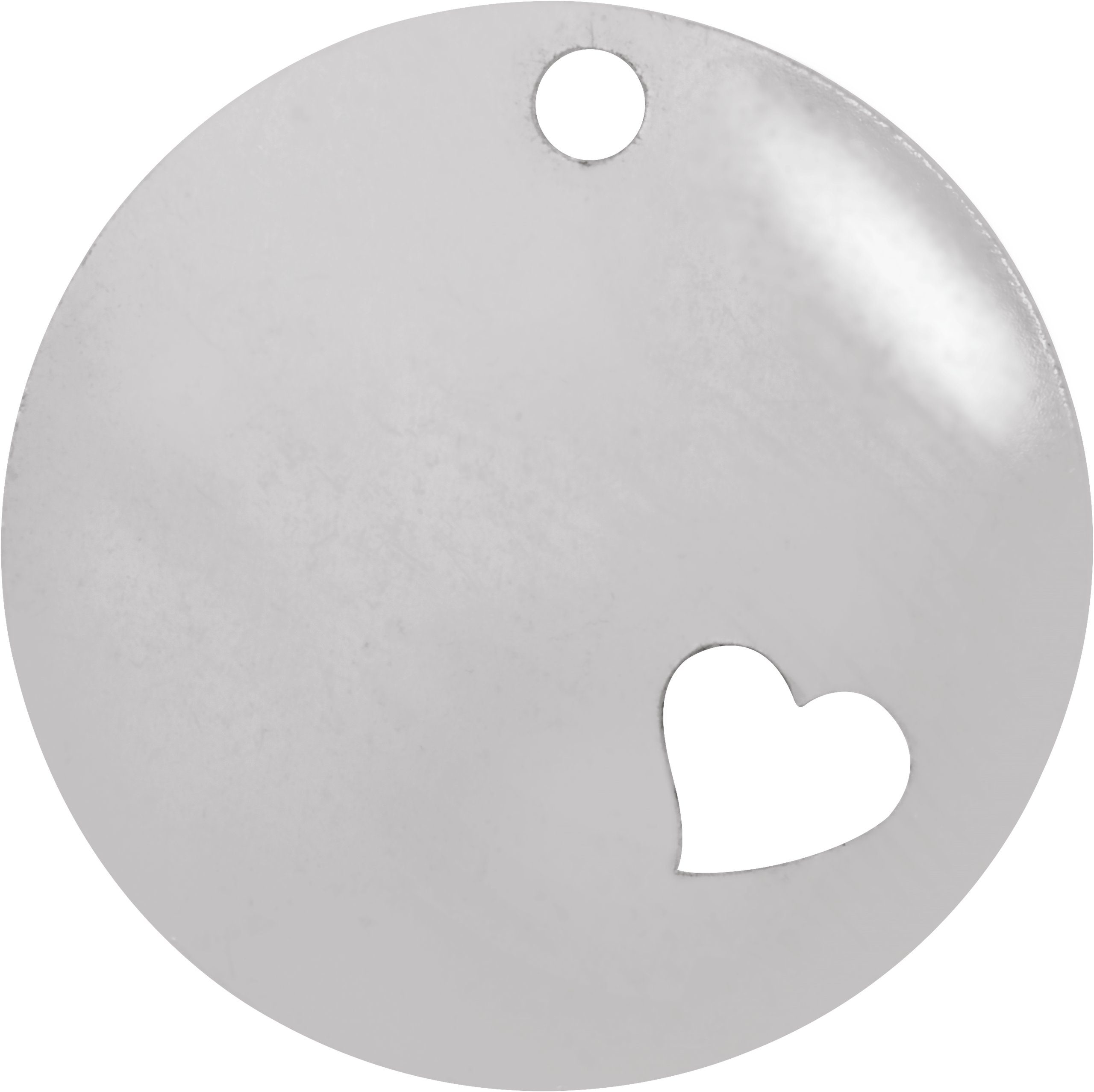 Engravable Heart Dangle