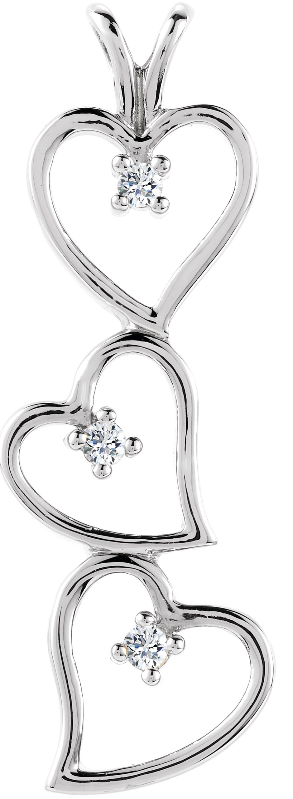 Triple Heart Pendant Mounting
