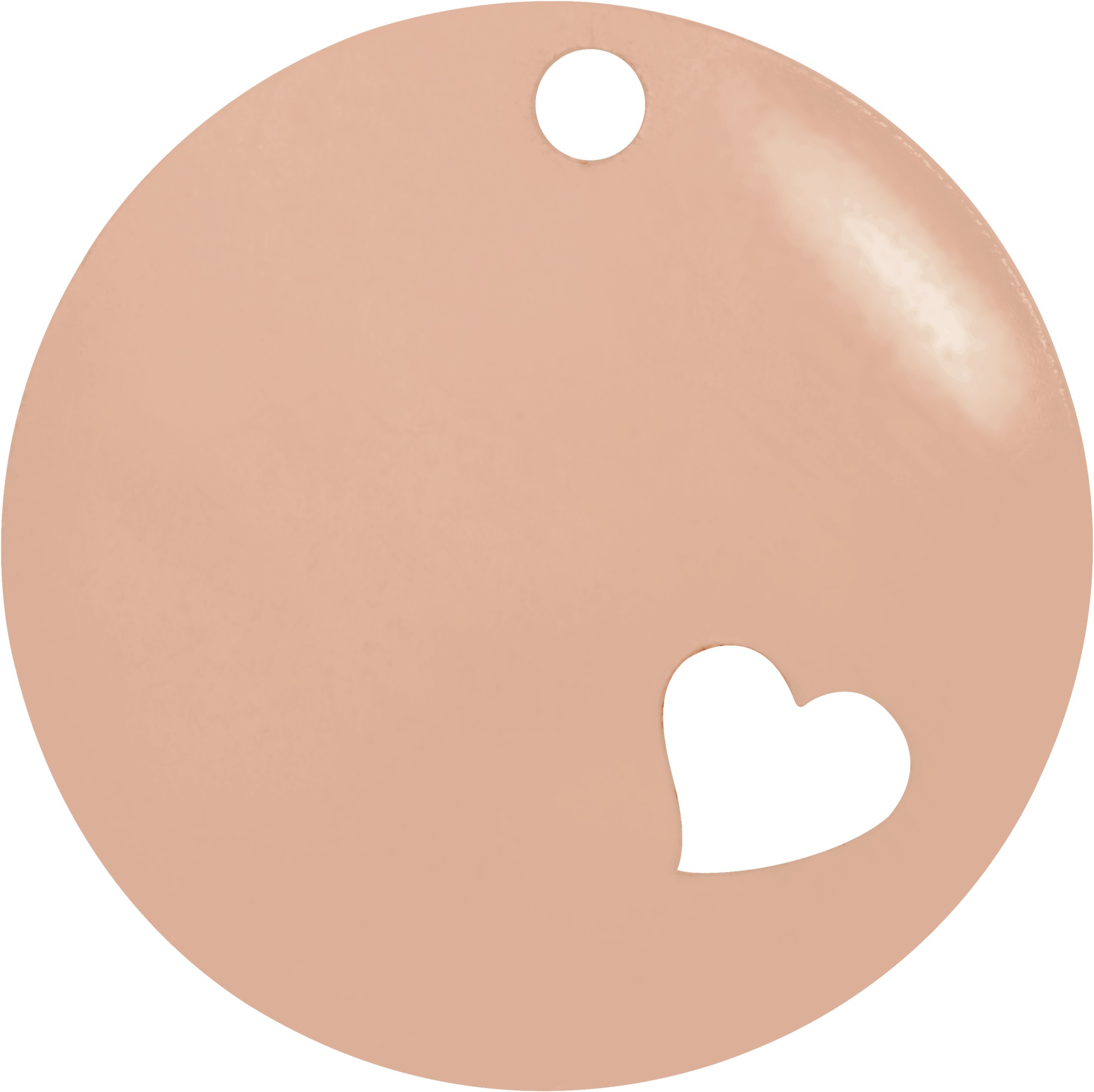 Engravable Heart Dangle