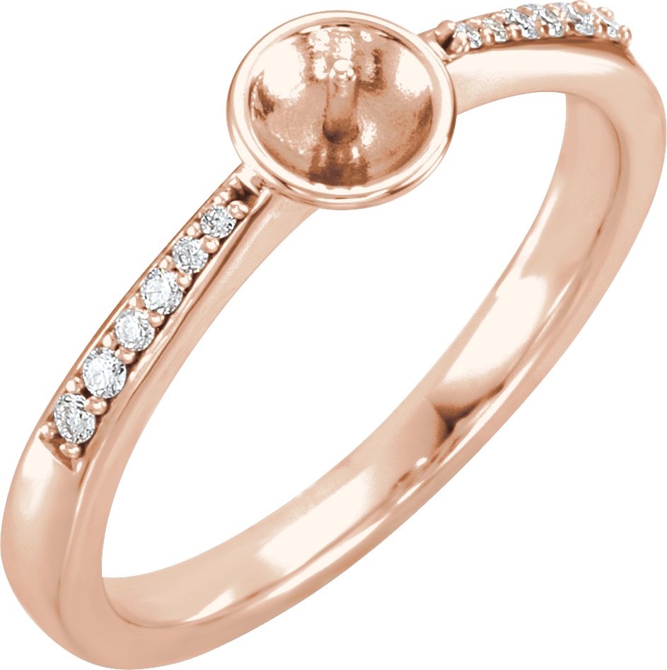 Accented Pearl Ring