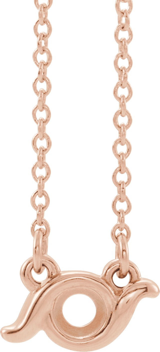 Family Bezel-Set Bar Necklace or Center