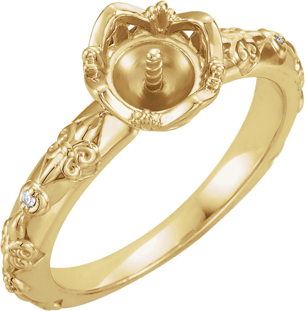 Vintage-Inspired Pearl Ring