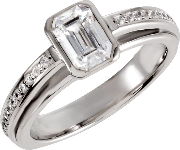 Engagement Ring or Matching Band Mounting