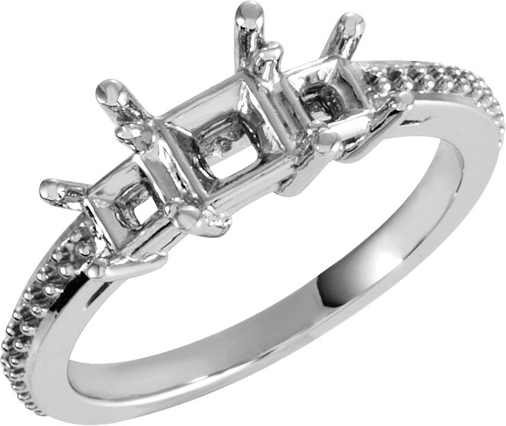 Three-Stone Engagement Ring