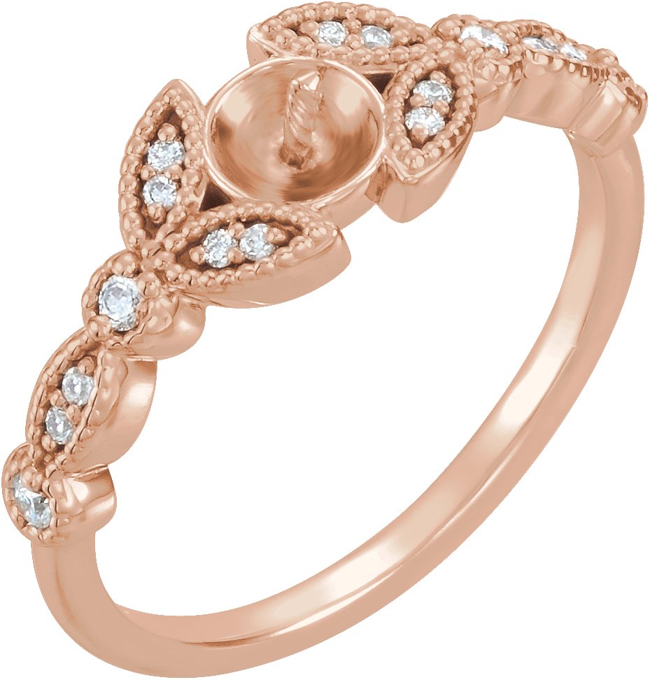 Pearl Leaf Ring