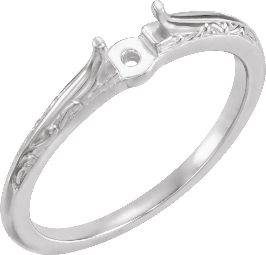 Стерлингово сребро Cathedral-Style Peg Shank
