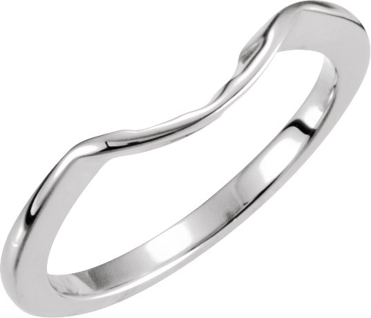 Platinum 9x6 mm Band 