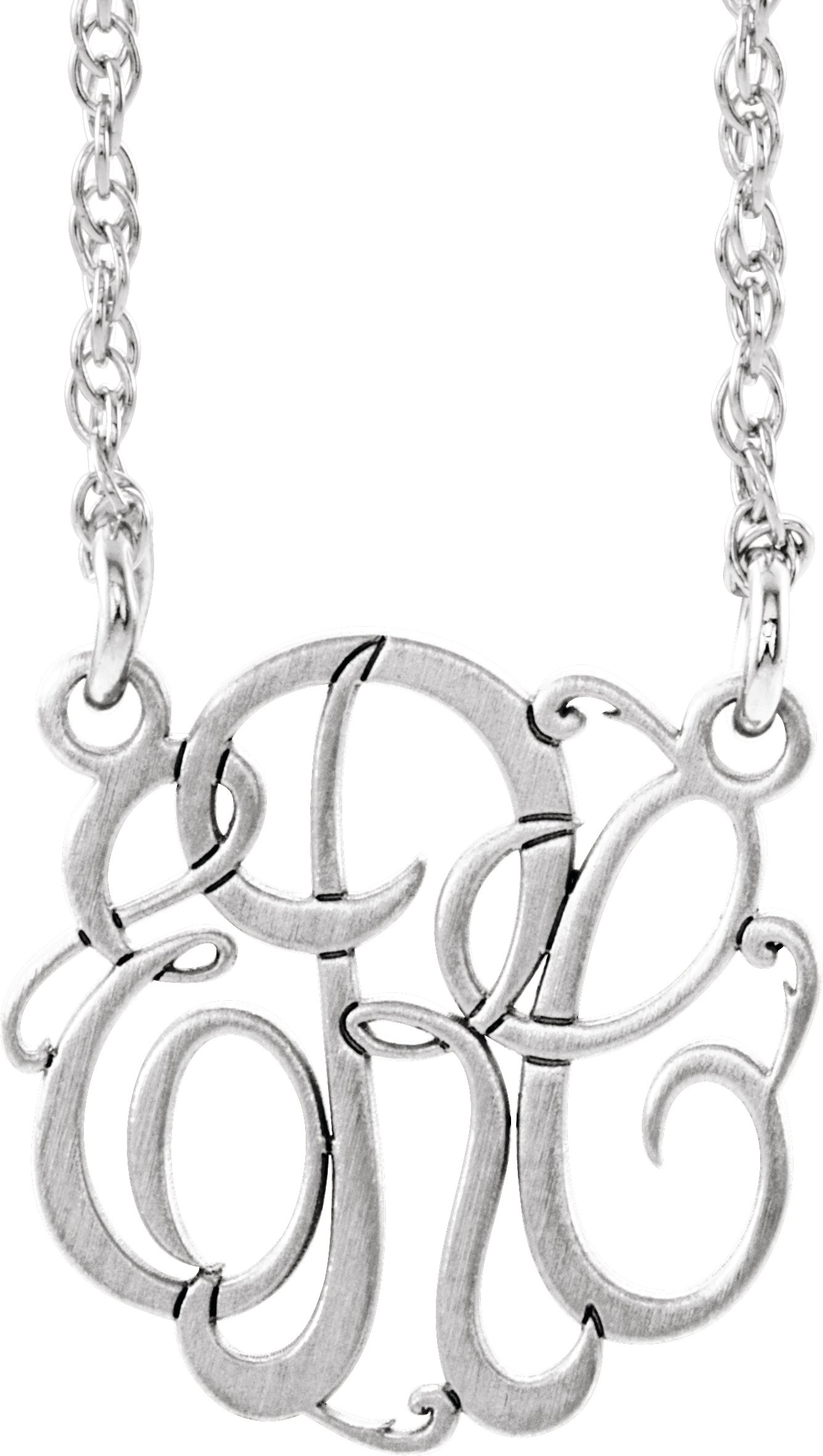 Script Monogram Necklace
