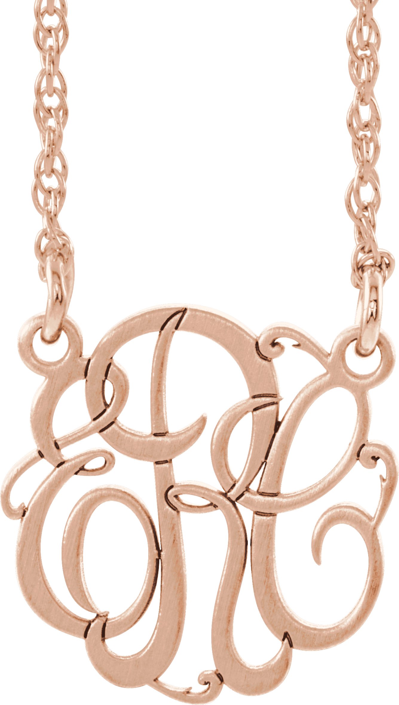 Script Monogram Necklace