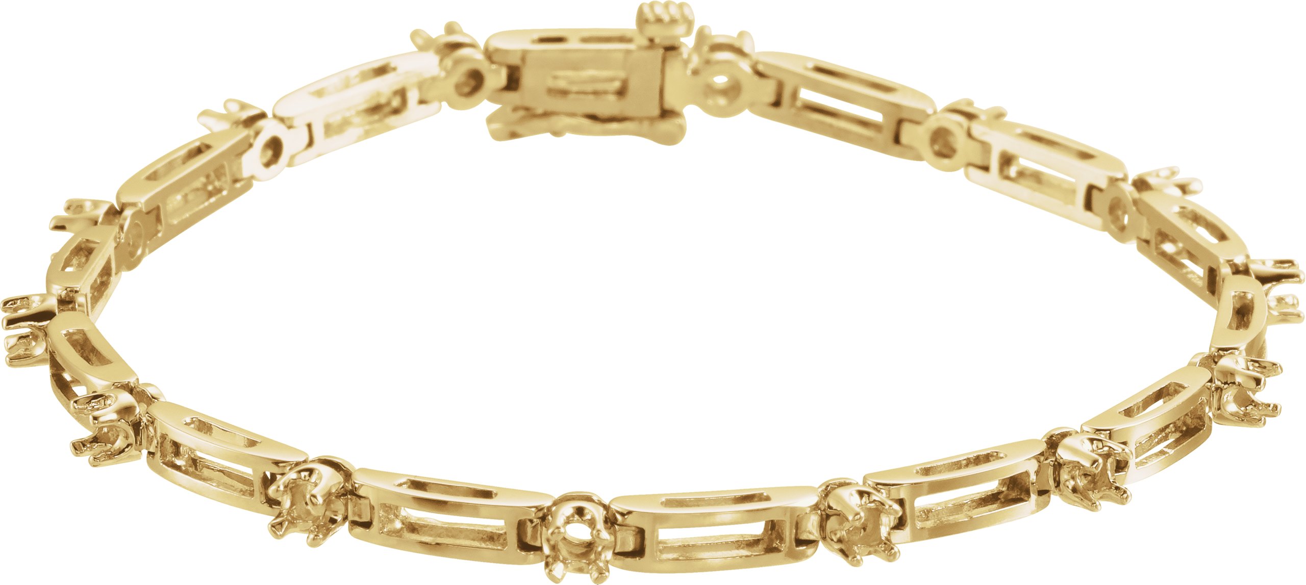 14K Yellow 2.4 mm Round Line 7