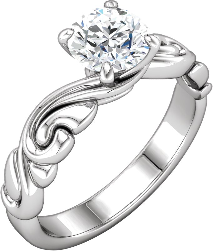 Continuum Sterling Silver 1 CT Diamond Engagement Ring Ref 5331630