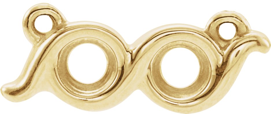Family Bezel-Set Bar Necklace or Center