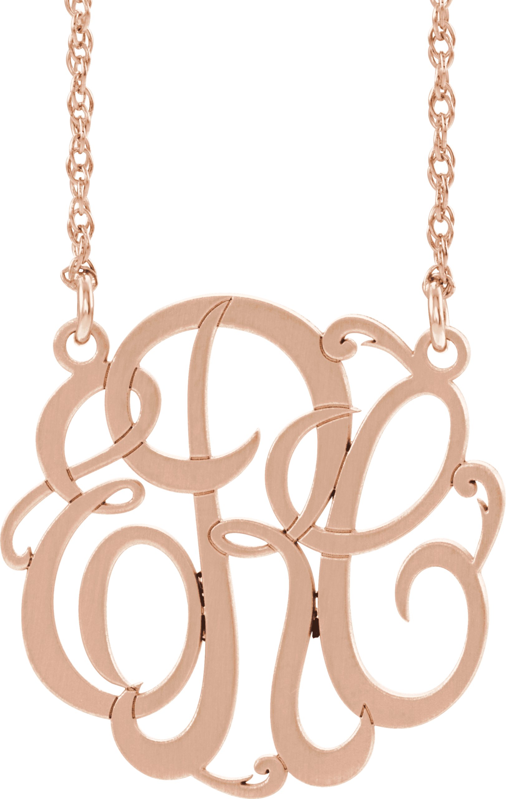 Script Monogram Necklace
