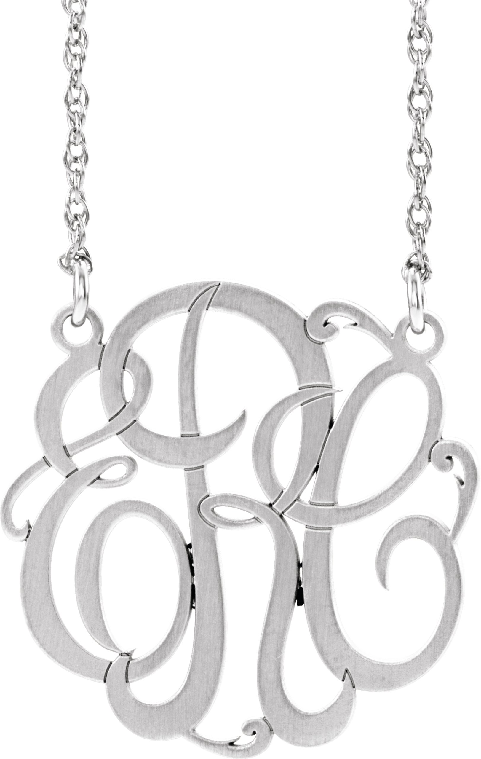 Script Monogram Necklace