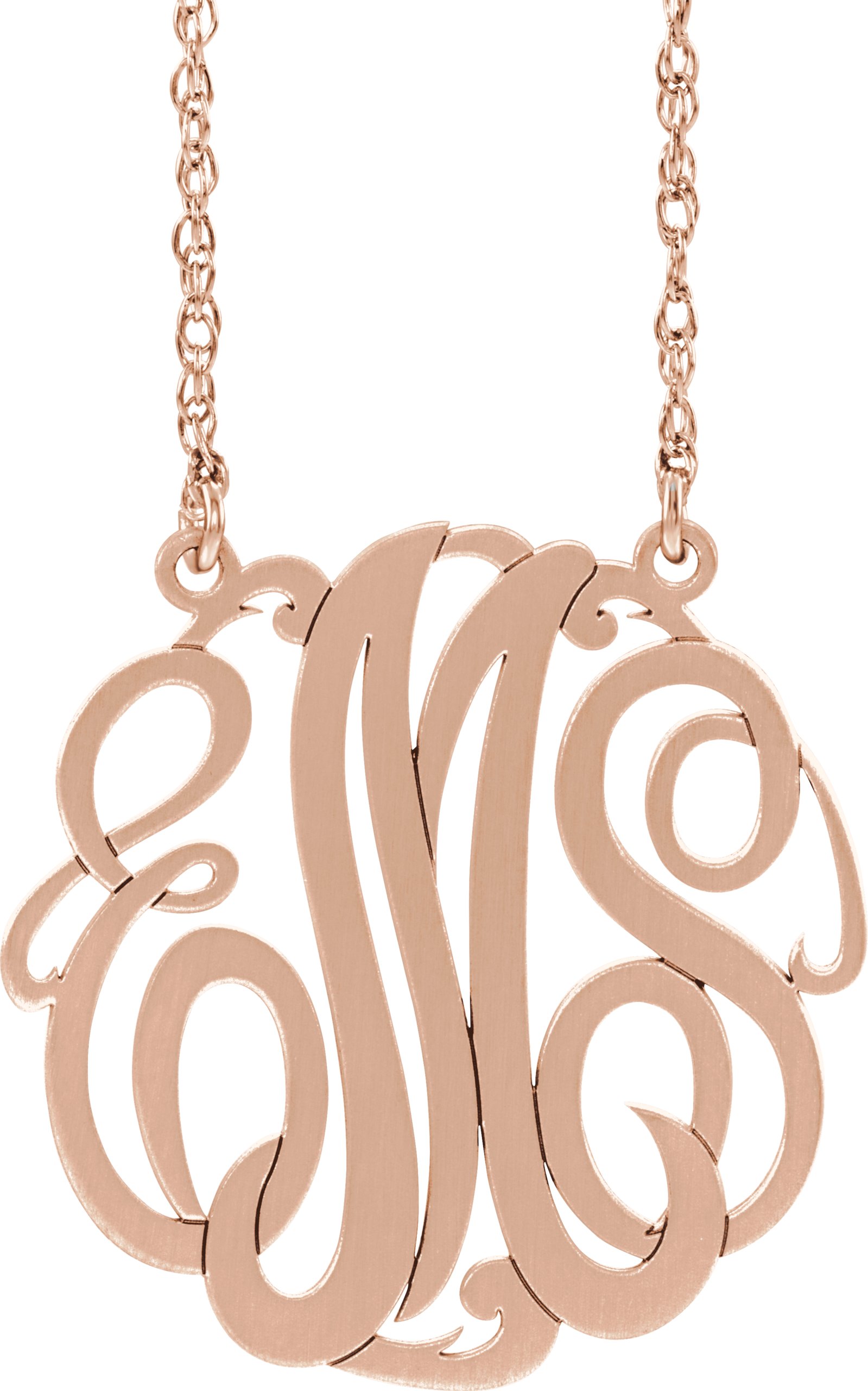 Script Monogram Necklace