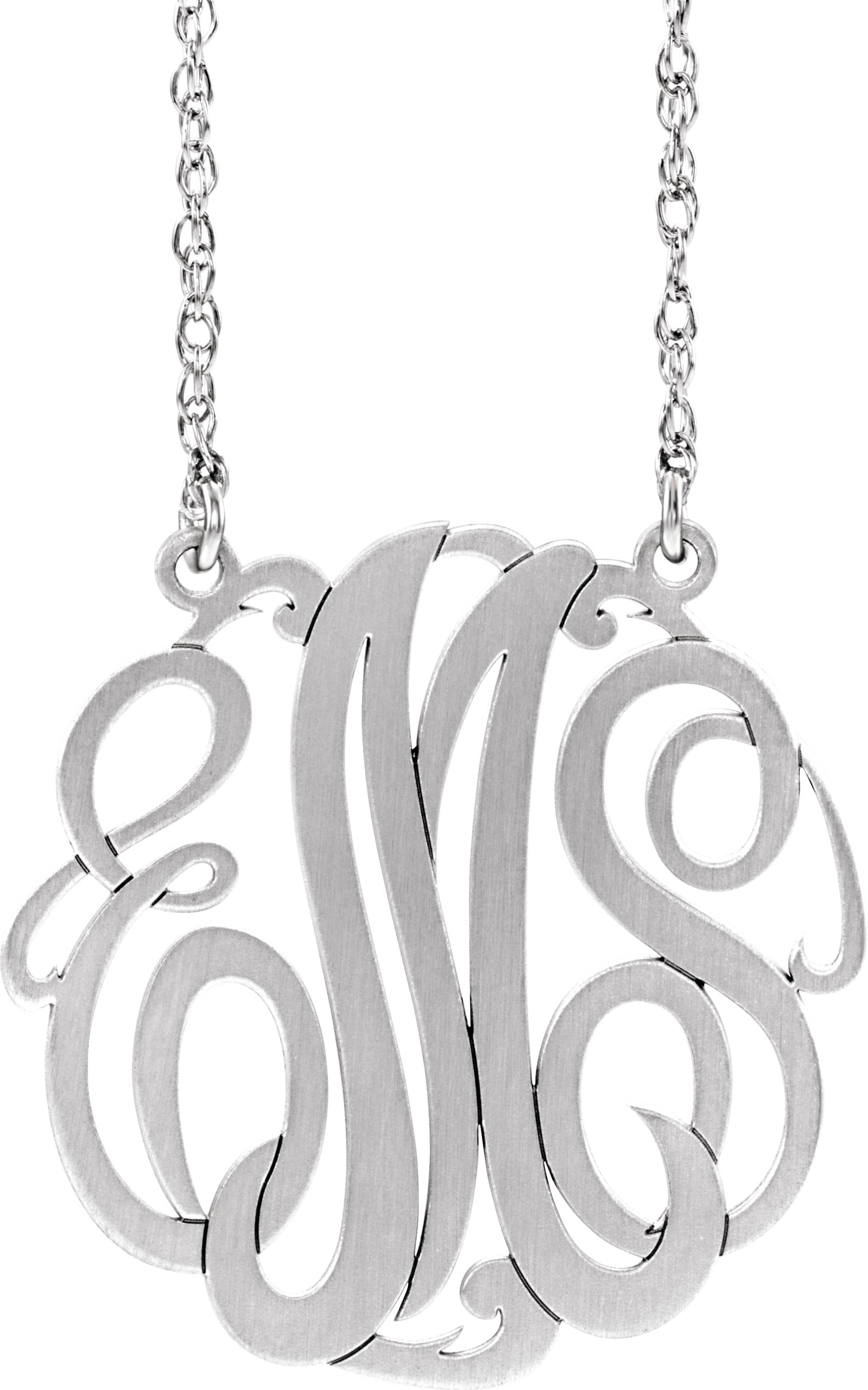 Script Monogram Necklace