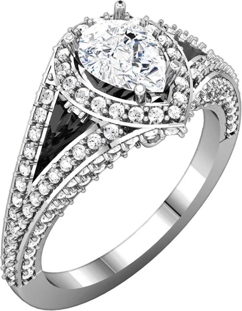  Split-Shank Engagement Ring Mounting
