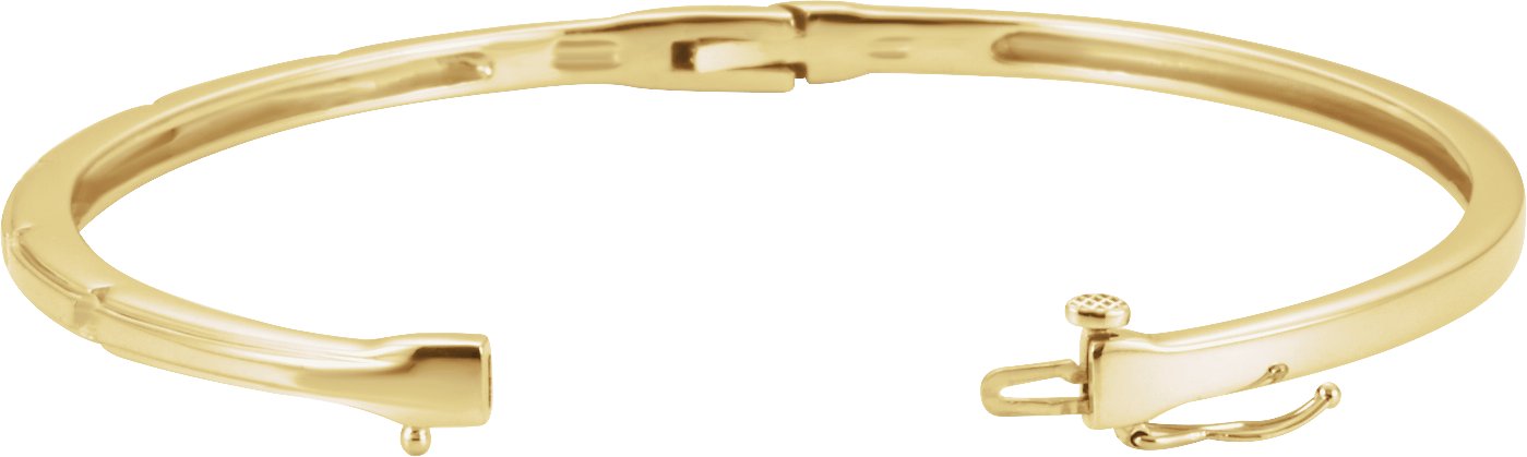 14K Yellow 1/4 CTW Natural Diamond Bangle 6