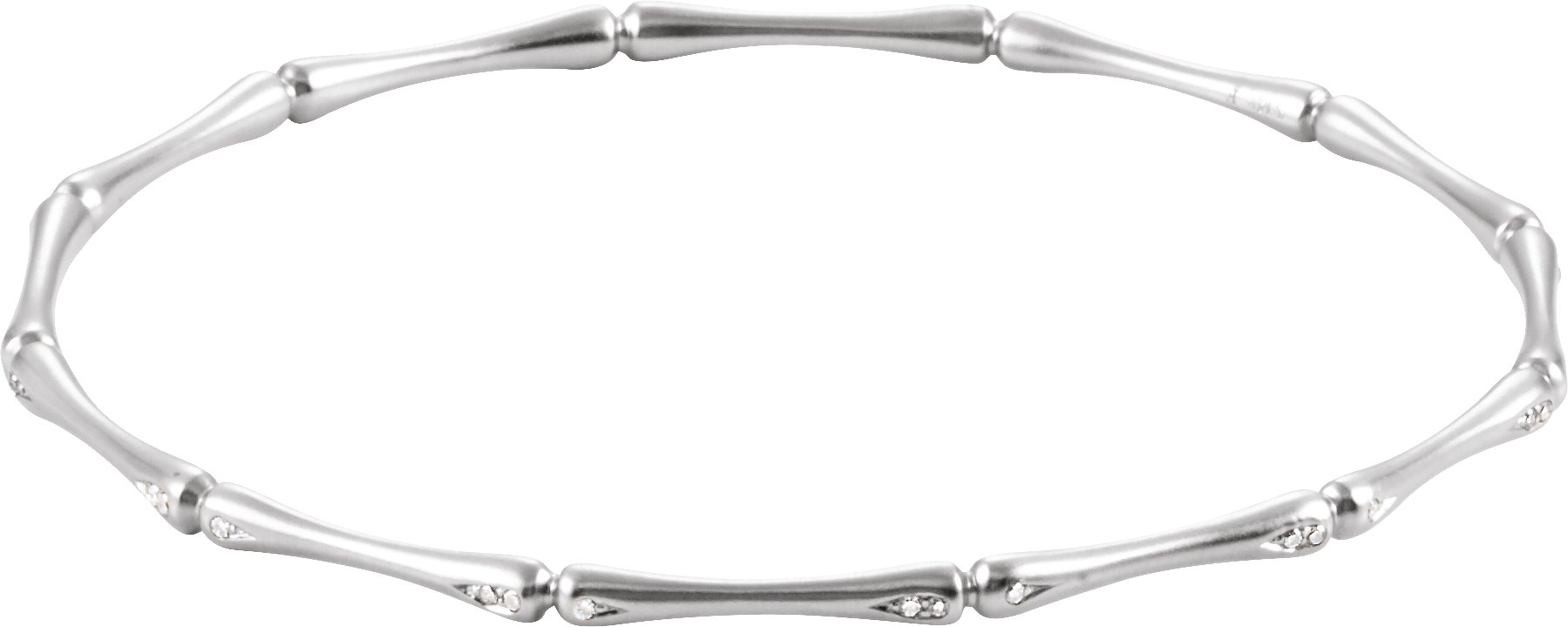 14K White 1/6 CTW Diamond 7" Bracelet