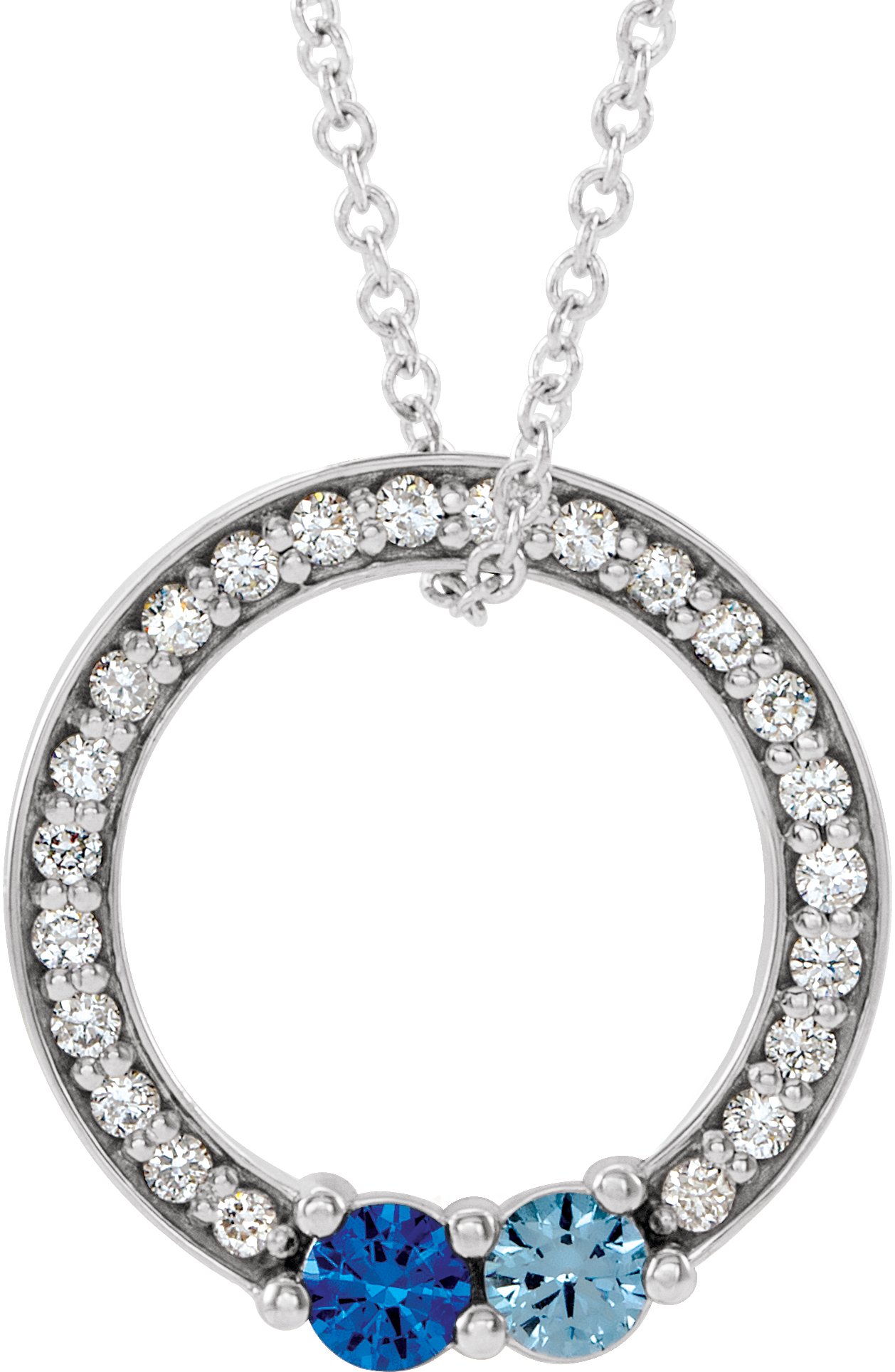 Family Circle Necklace or Charm/Pendant