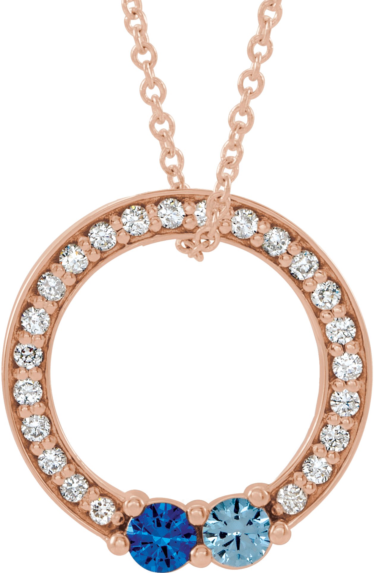 Family Circle Necklace or Charm/Pendant