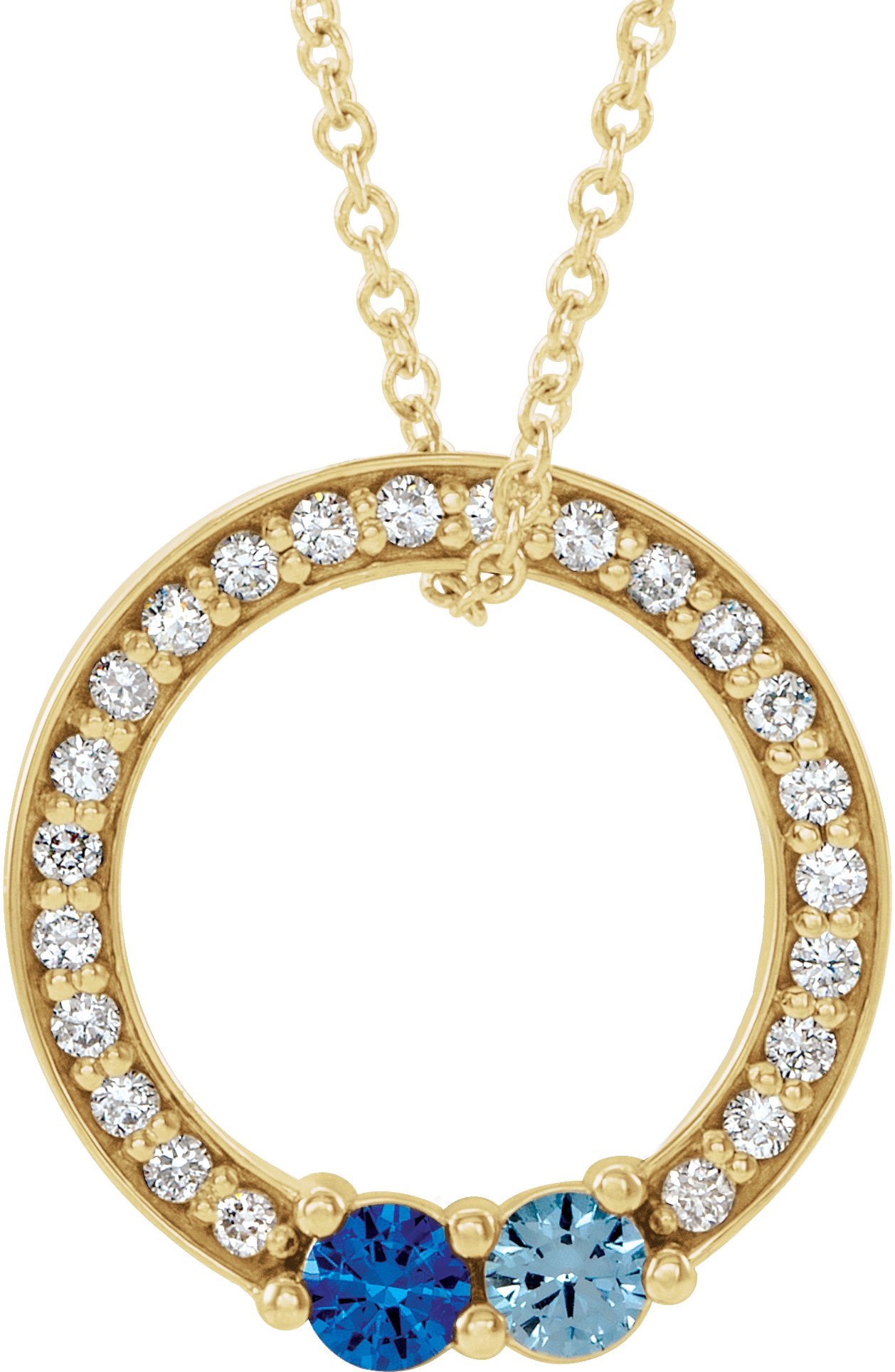 Family Circle Necklace or Charm/Pendant
