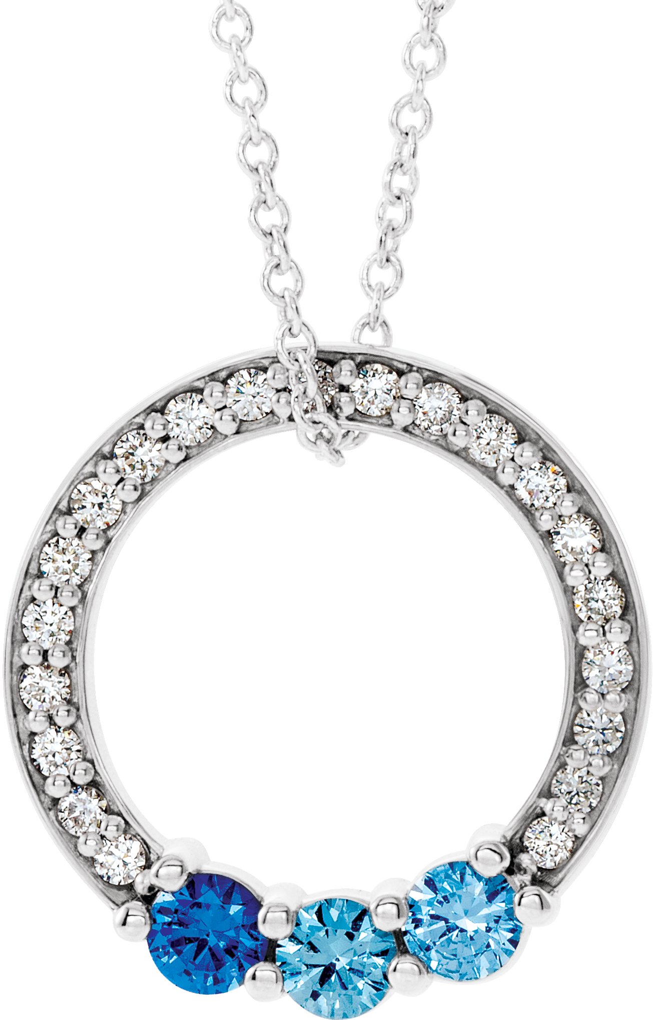 Family Circle Necklace or Charm/Pendant