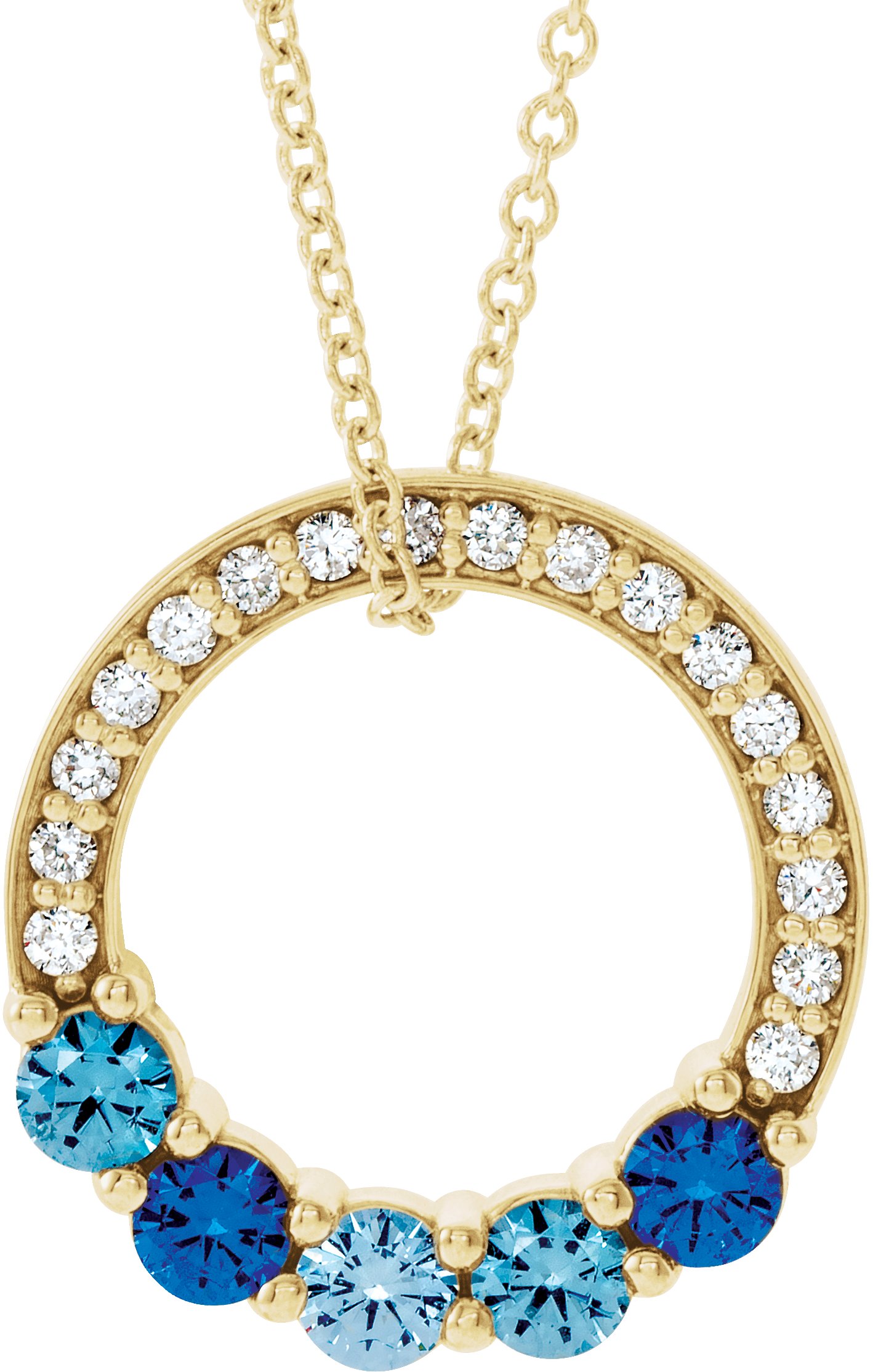 Family Circle Necklace or Charm/Pendant