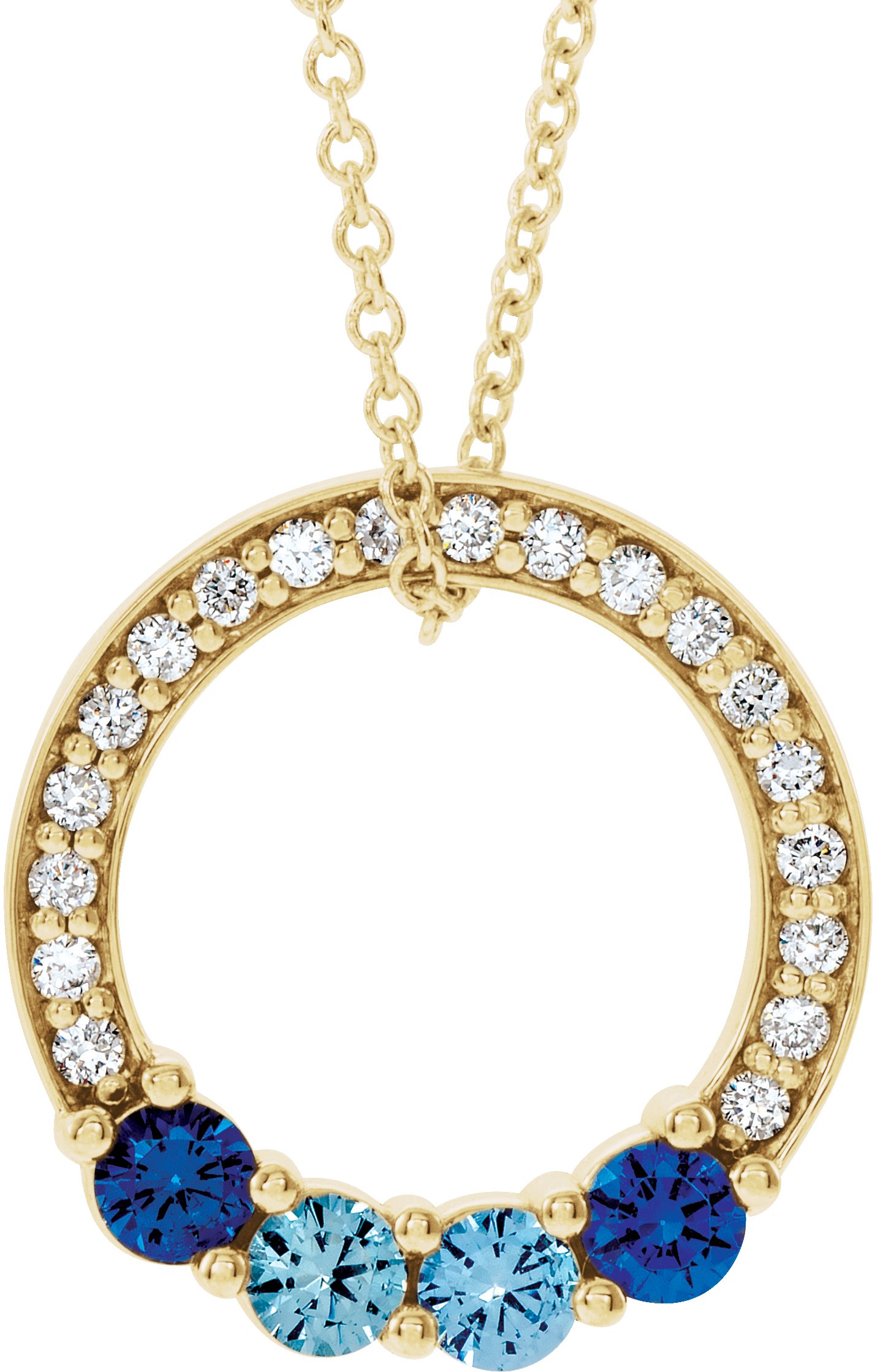 Family Circle Necklace or Charm/Pendant
