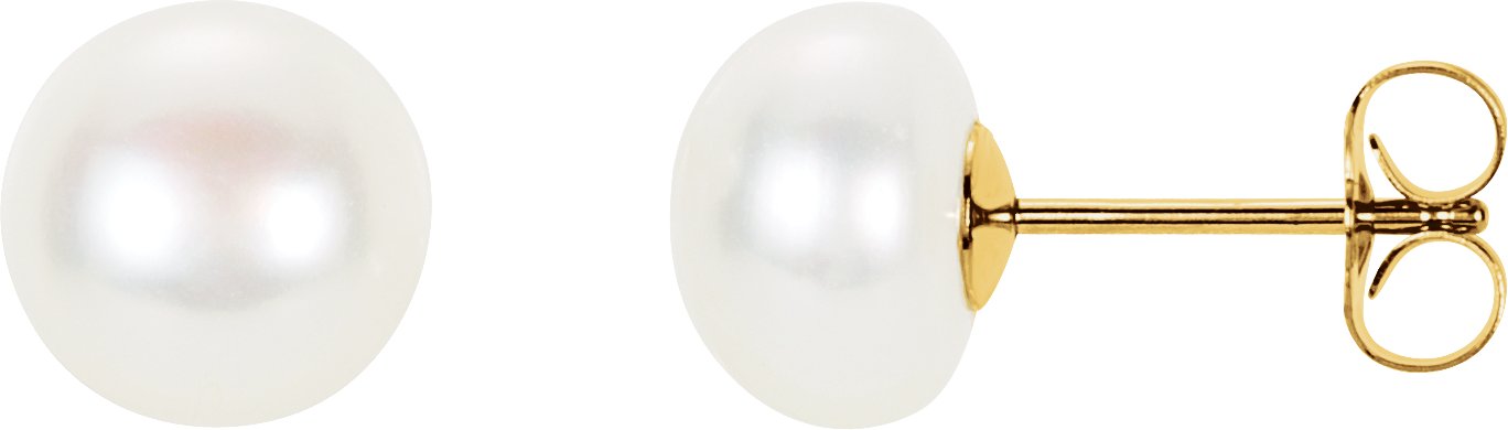 Gemstone Fashion | Panache® Freshwater Cultured Pearl Stud Earrings