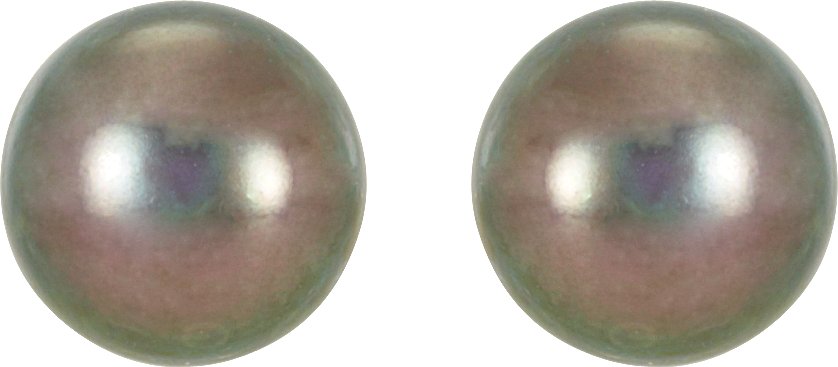 Alternative view of Cultured Panache Pearl Earrings – 14K Yellow Gold