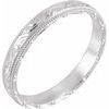 3mm Hand Engraved Band Ref 166588