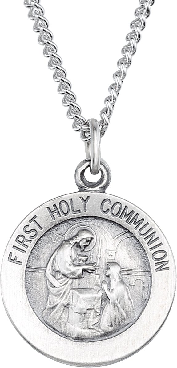 First Holy Communion Medal Necklace or Pendant