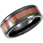 Cobalt Casted Band with Inlay