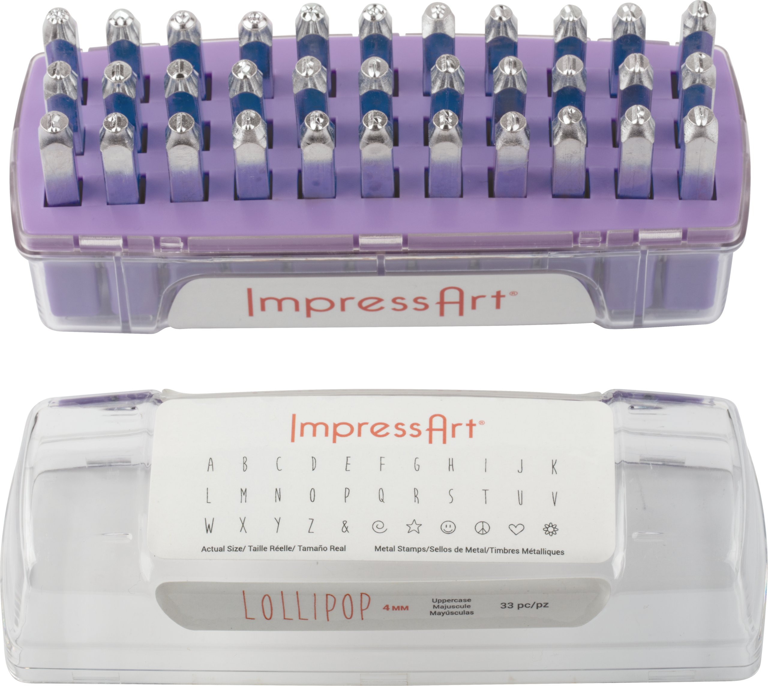 ImpressArt® Lollipop Font Design Stamp Set