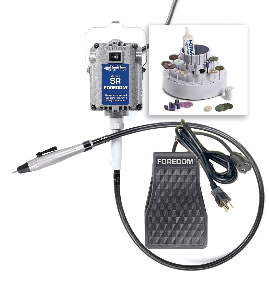 Foredom® SR Motor Kit with No. 20 Quick Change Handpiece 