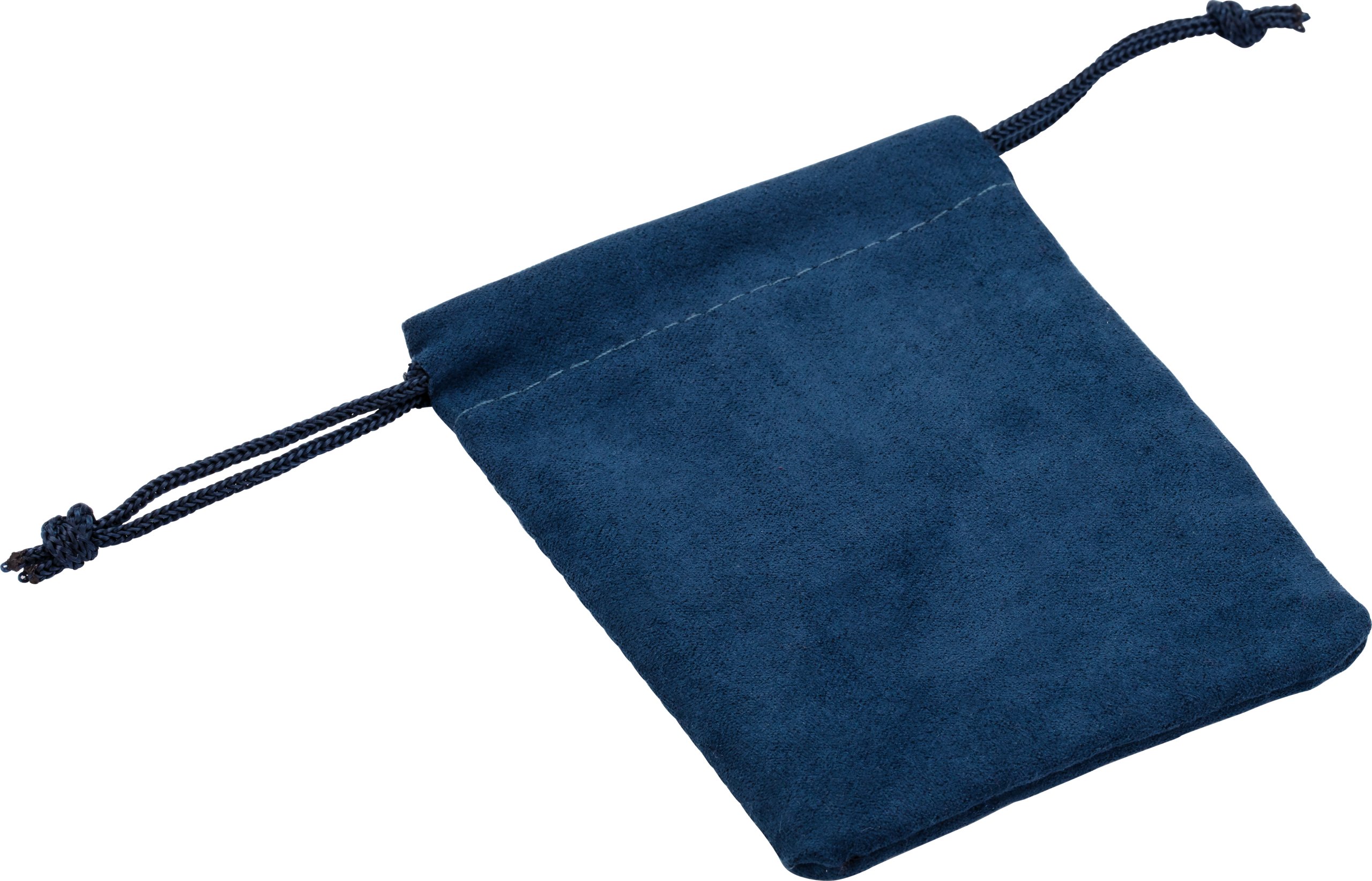 Loryn Collection Suede Drawstring Pouch with Inner Divider