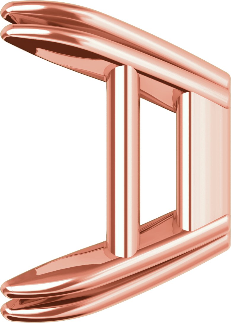 Pre-Notched Double-Claw Earring Setting