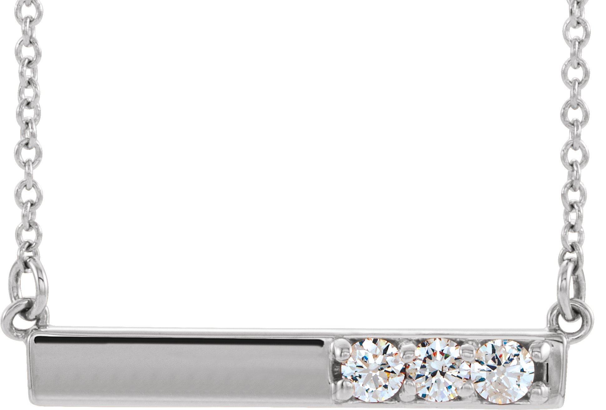 DIAMOND KEYHOLE LOCK CHARM NECKLACE – Diamond Bar Jewelry